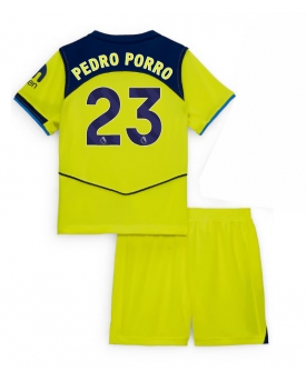 Billige Fotballdrakt Tottenham Hotspur Pedro Porro #23 Replika Tredjedraktsett Barn 2025-26 Kortermet (med bukser)